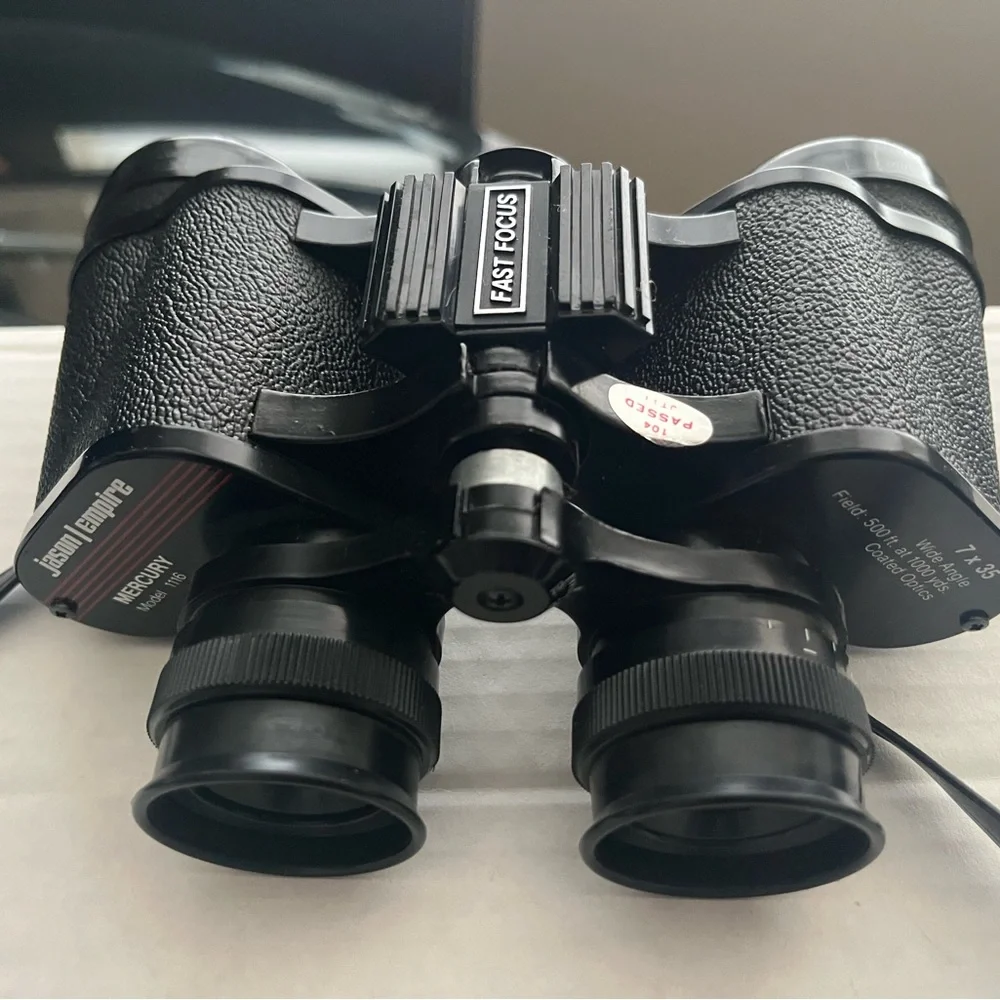 Jason Empire Binoculars Model 1116F Mercury 7 x 35 Wide Angle Coated Lens Optics